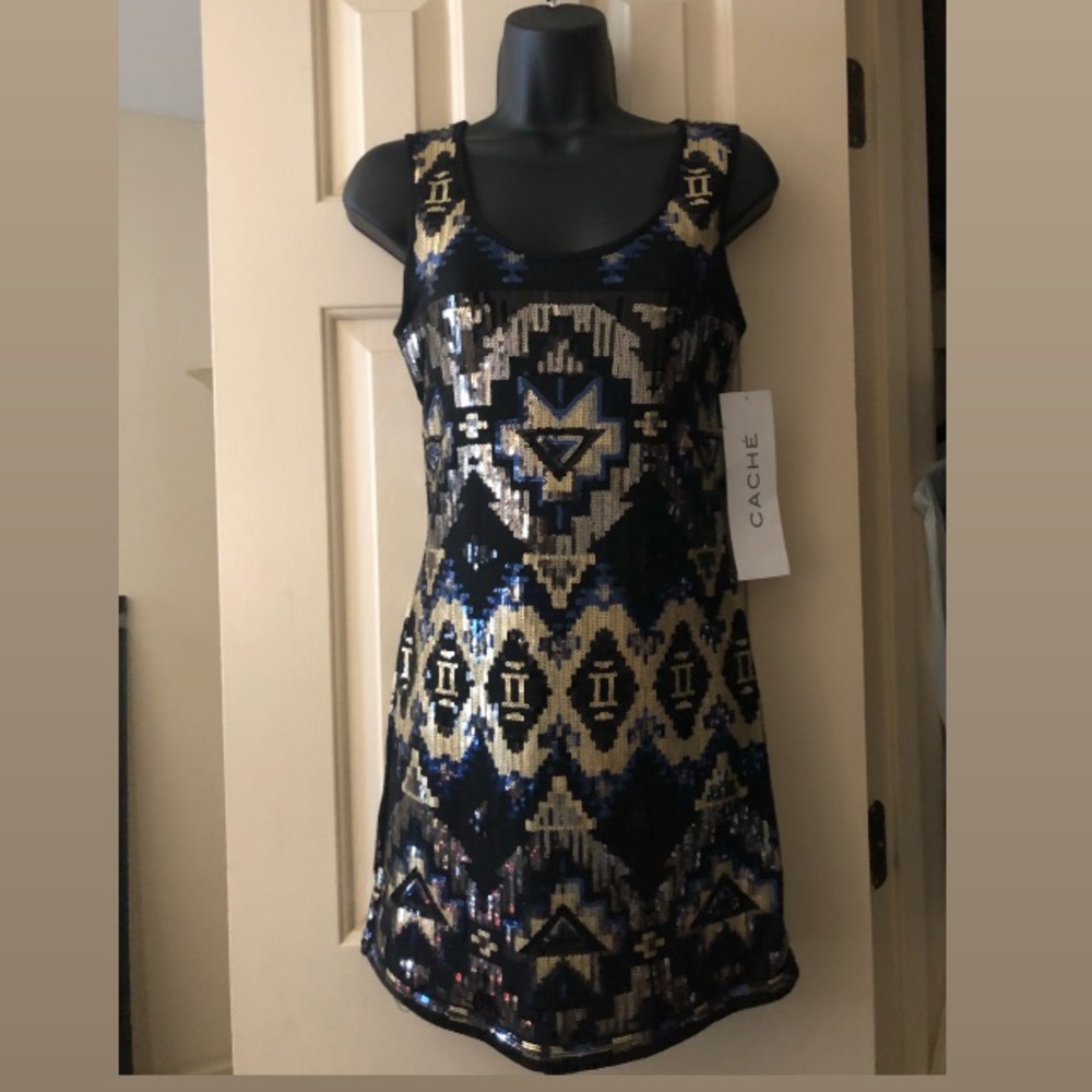 Caché Sequin Dress